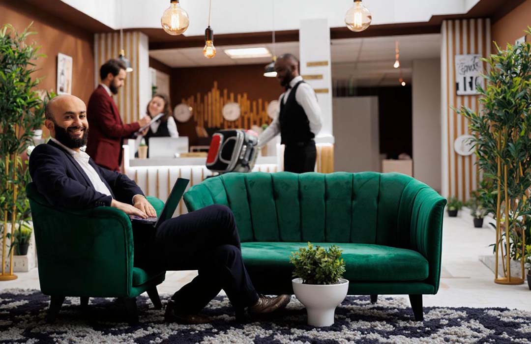 Answering Service for Hotels and Resorts providing instant guest assistance and routing urgent requests 24/7.