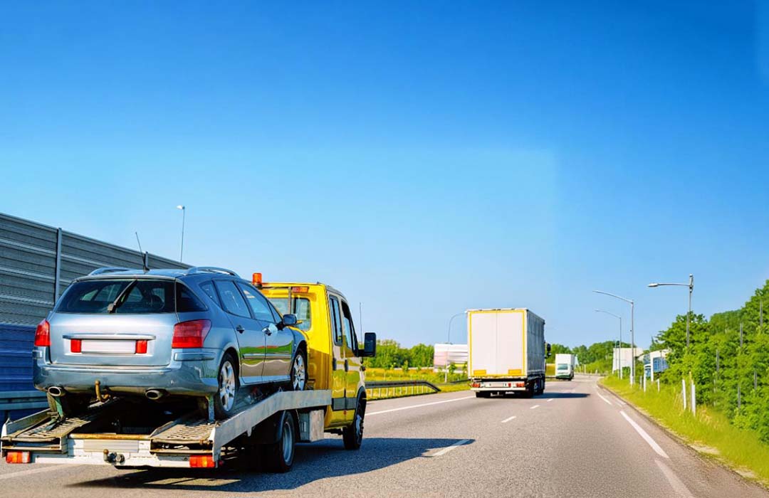 HiThere AI Answering Service for Towing providing immediate roadside assistance and directing urgent calls 24/7.